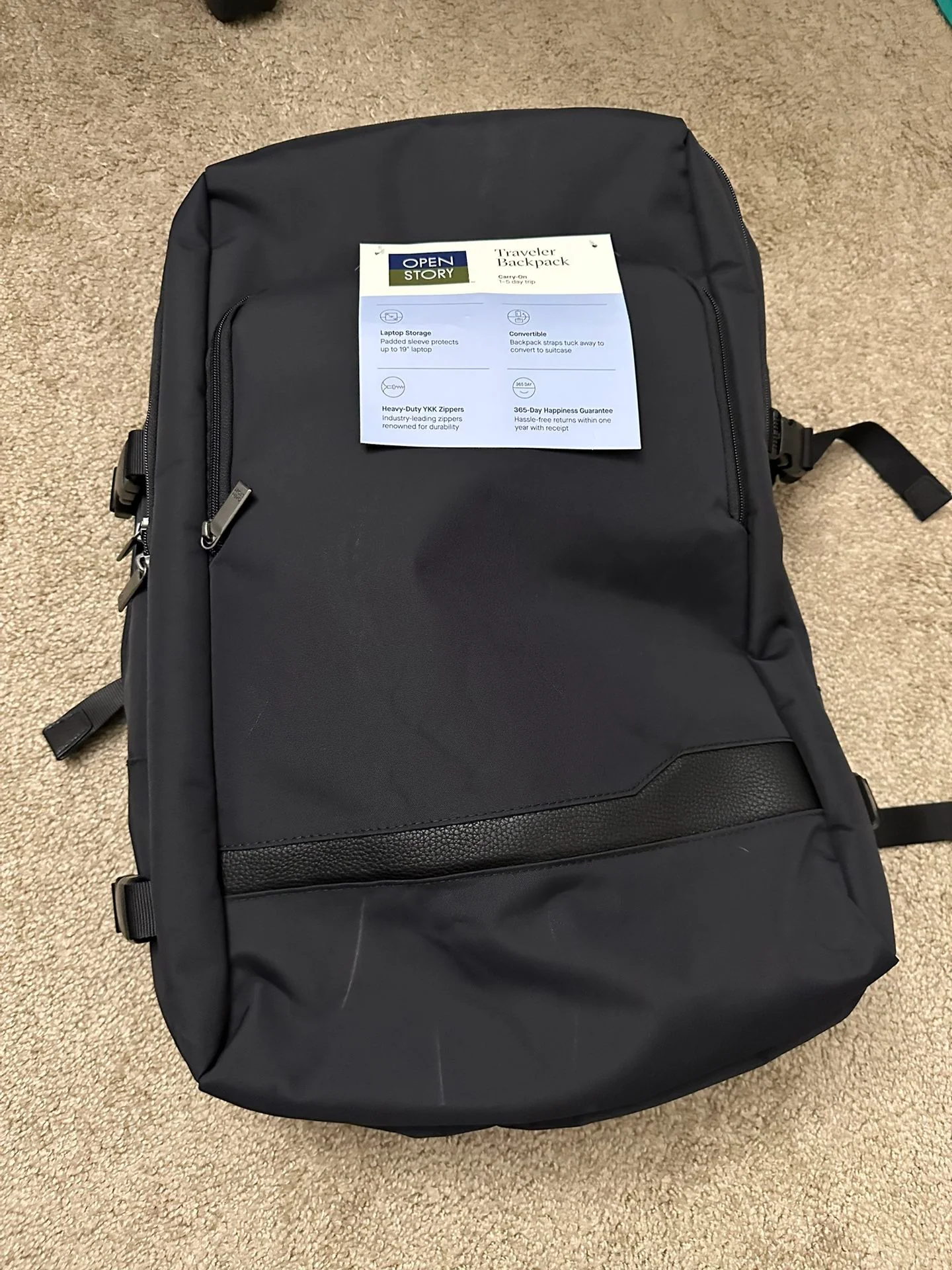 Traveler Backpack Open Story - Image 2