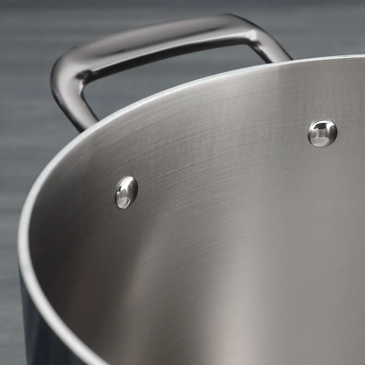 Tri-Ply Clad 8 Pc Stainless Steel Cookware Set with Glass Lids - Image 4