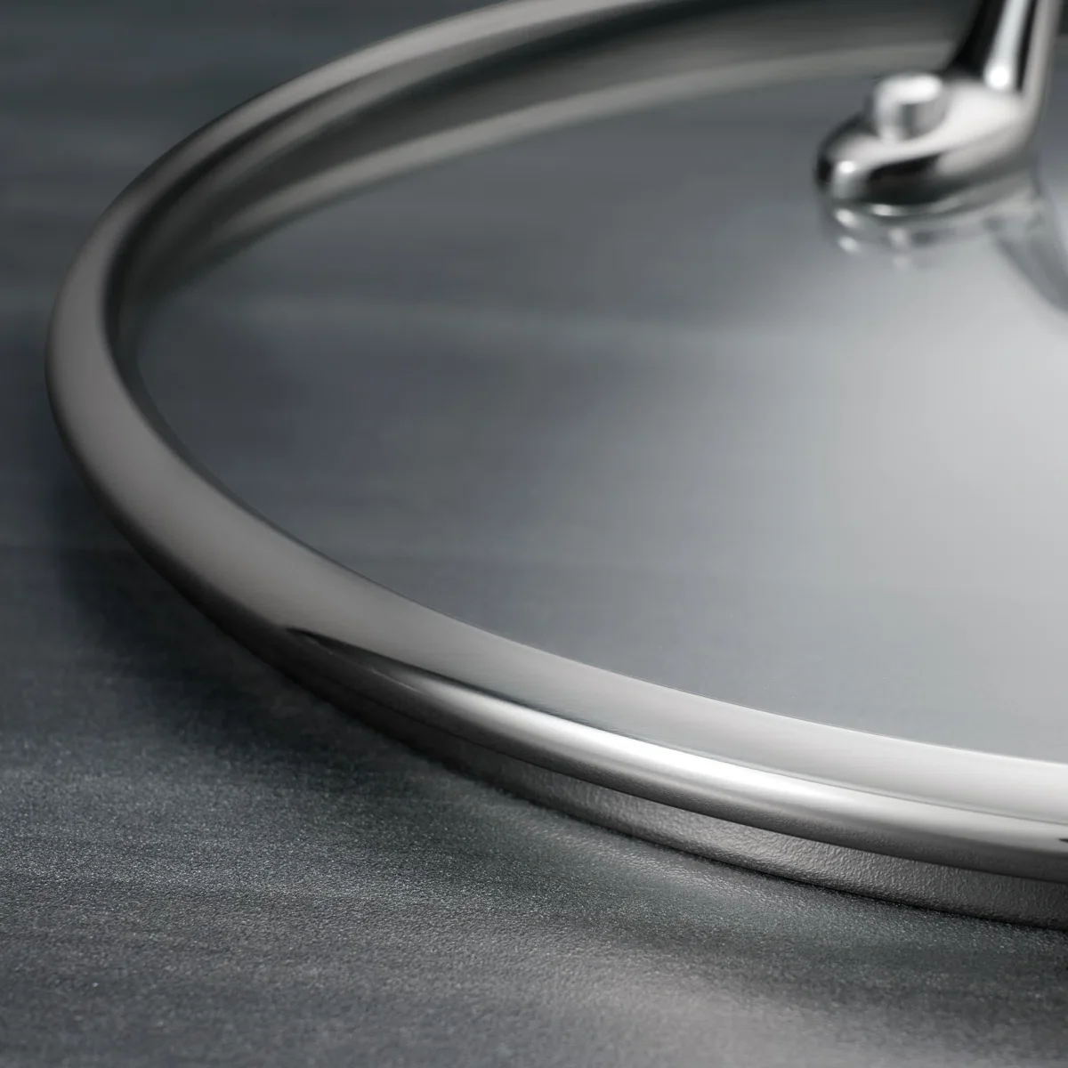 Tri-Ply Clad 8 Pc Stainless Steel Cookware Set with Glass Lids - Image 5