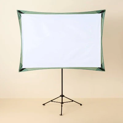 Tripod Manual Projector Screen 1.39:1 Green