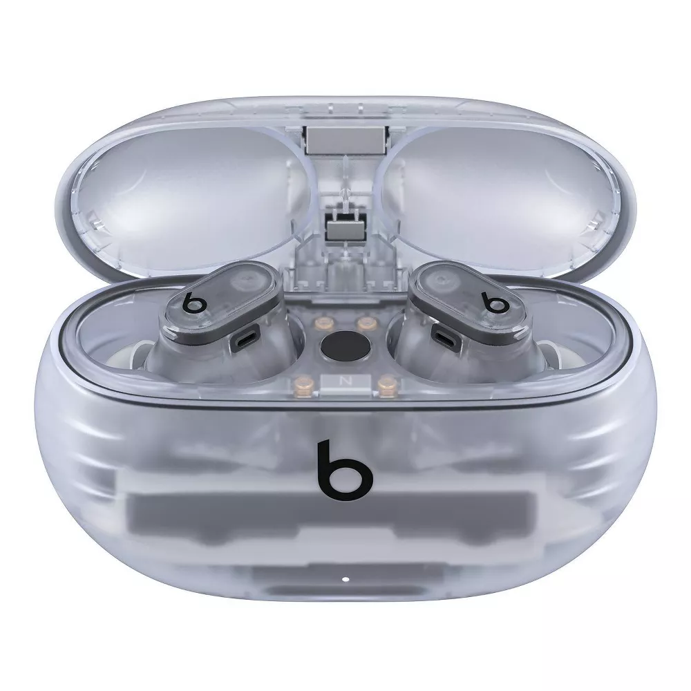 True Wireless Bluetooth Noise Cancelling Earbuds - Transparent - Image 2