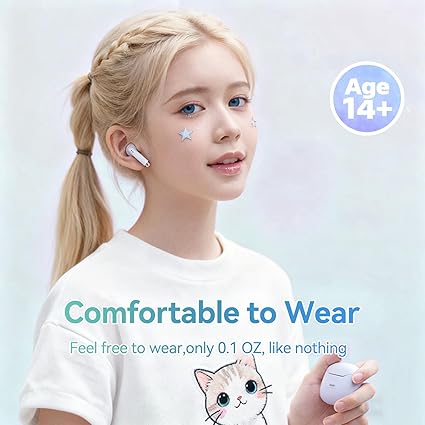 True Wireless Earbuds White Bluetooth - Image 2