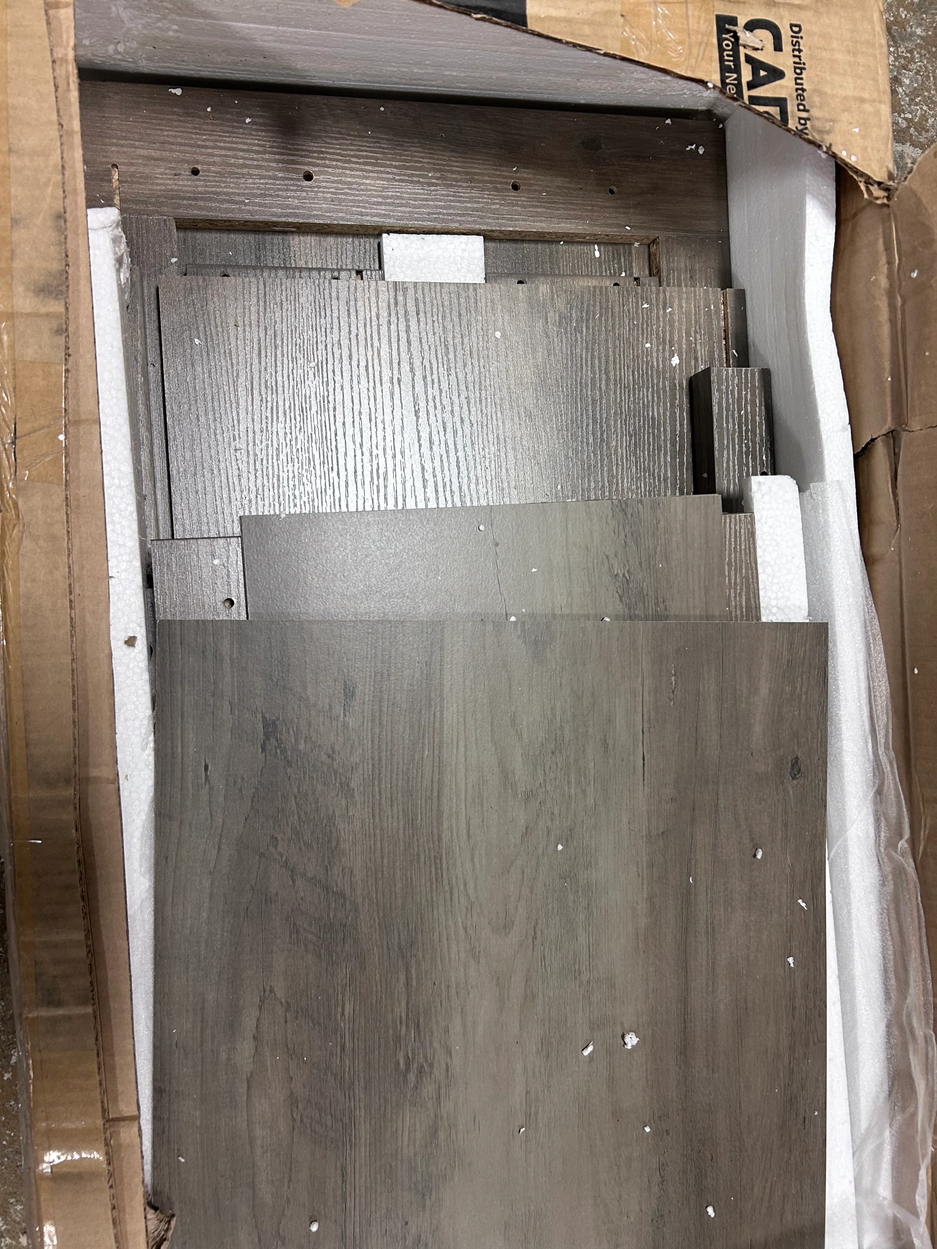 TV Stands Entertainment Center with Glass Door - Image 6