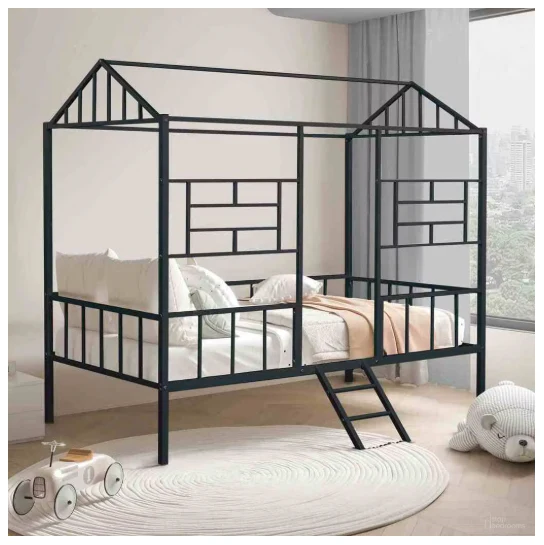 Twin Loft Bed In Black