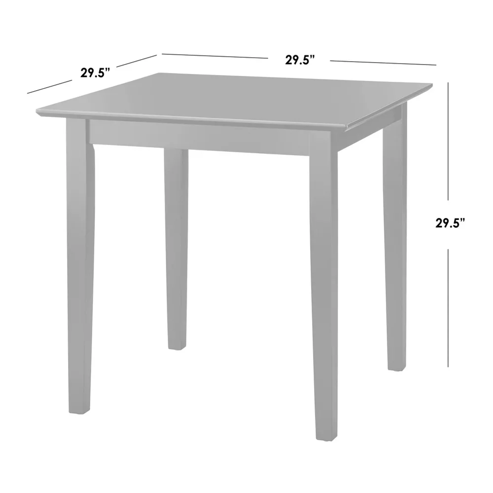Udine Square Dining Table Wood/Espresso - Image 5