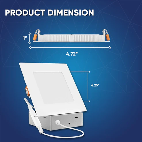 Ultra Thin Square LED Recessed Light - Image 3