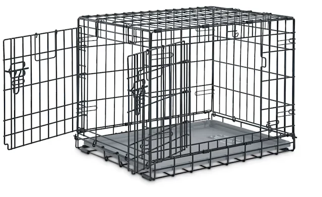 Ultra Tough 2-Door Folding Dog Crate