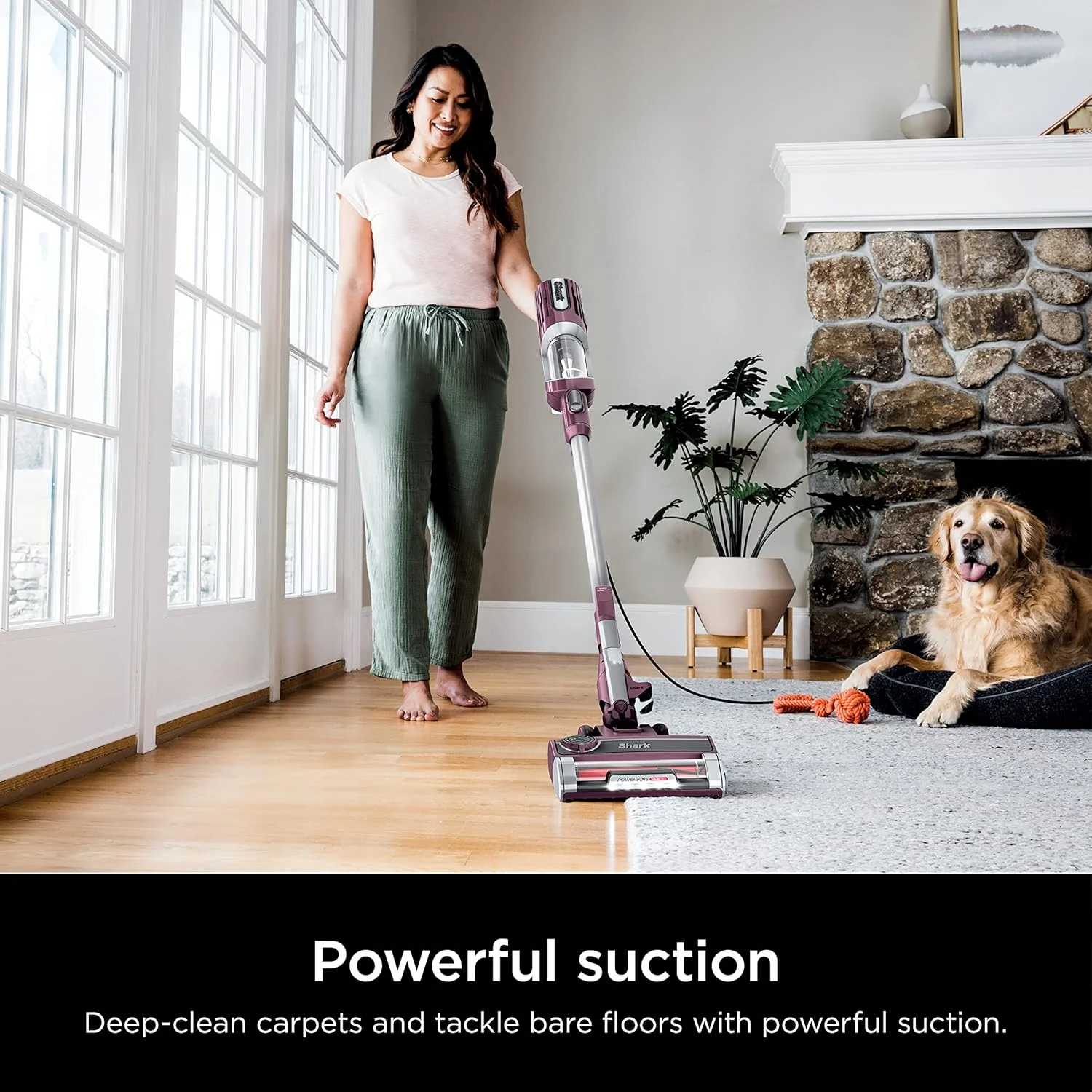 Ultralight PetPro Corded Stick Vacuum Wine Purple - Image 5