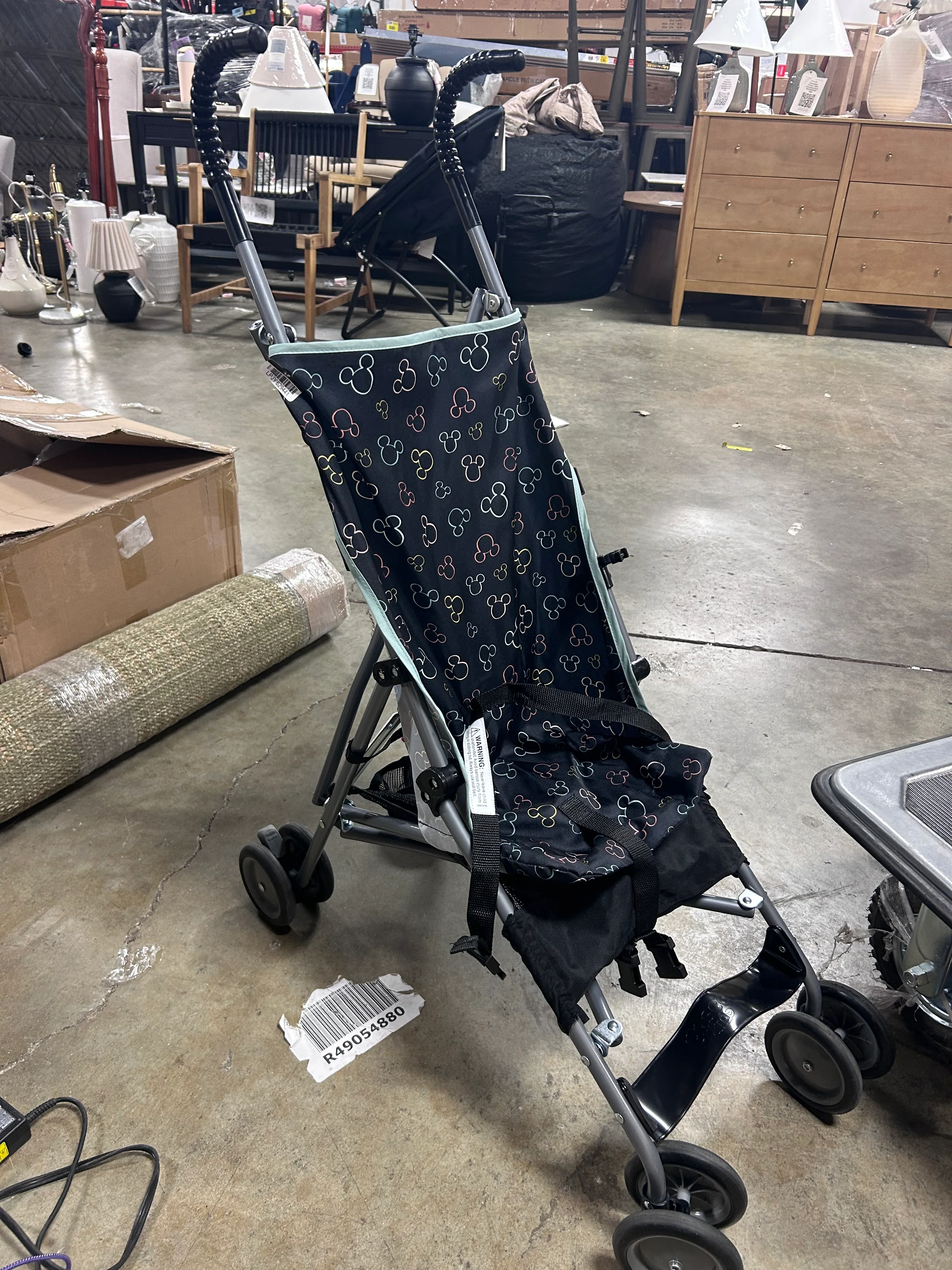 Umbrella Stroller - Black - Image 7