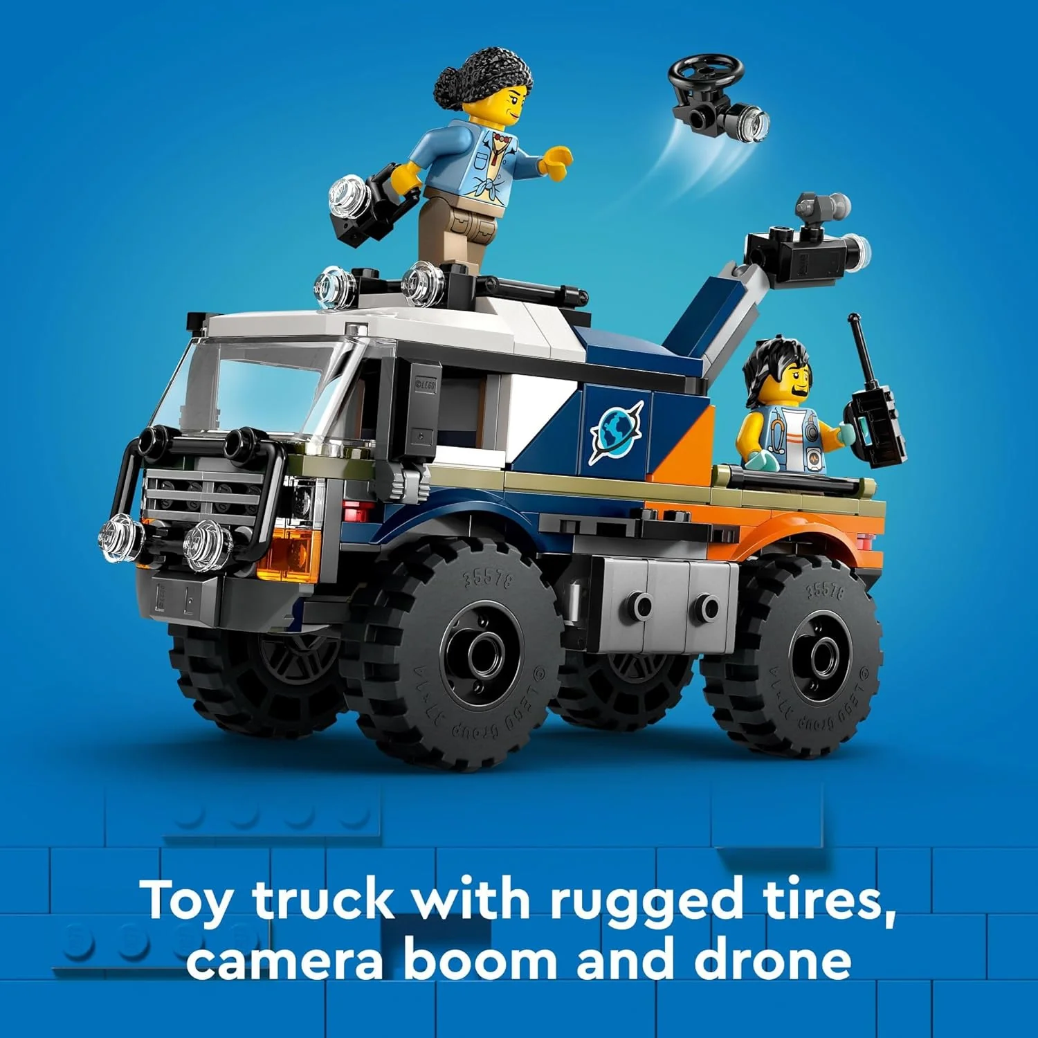 Jungle Explorer Off-Road Truck, Jungle Toy Building Set for Kids - Image 4