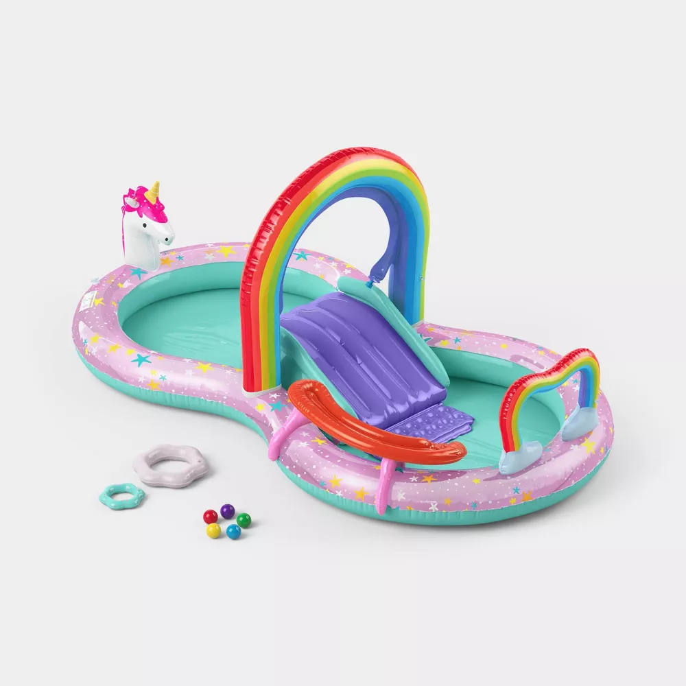 Unicorn World Paly Center Inflatable Water Park