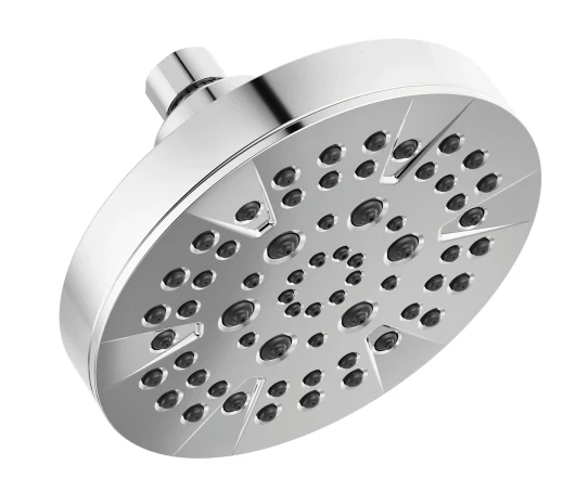 Universal Showering Multi Function Shower Head with Touch-Clean Nozzles