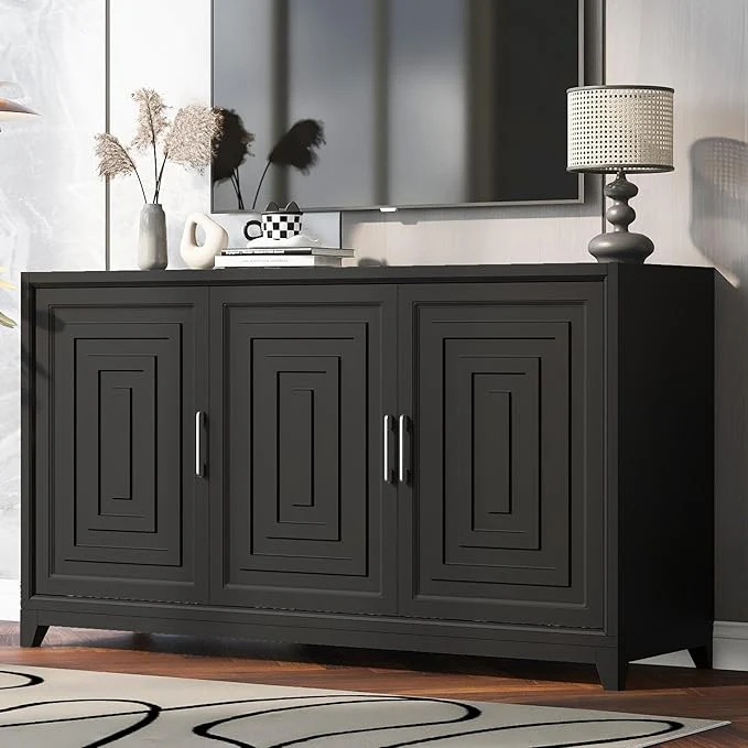 Amposei TV Stand for TVs up to 65 Inches-SHOWROOM ITEM