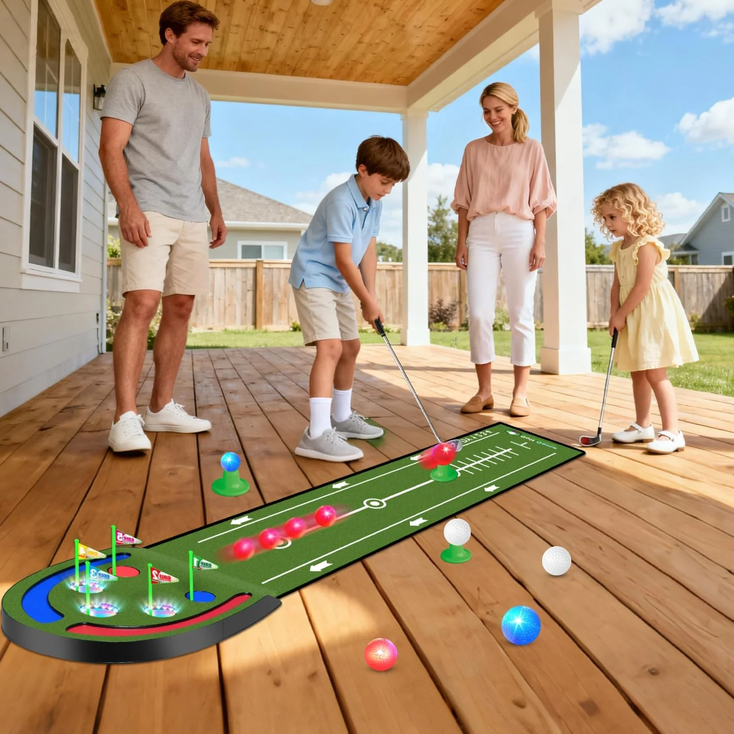 Upgraded Golf Putting Mat Indoor for kids - Image 3