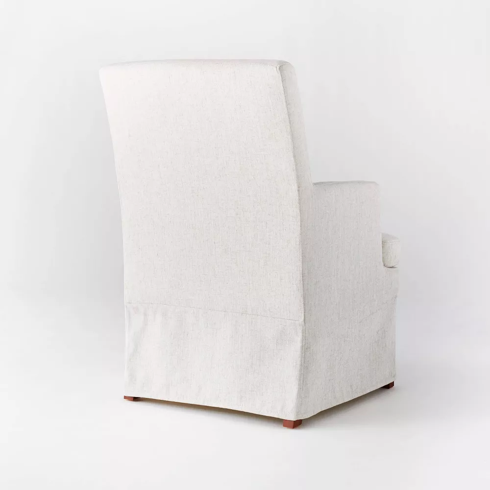 Upholstered Dining Chair Cream - Image 4