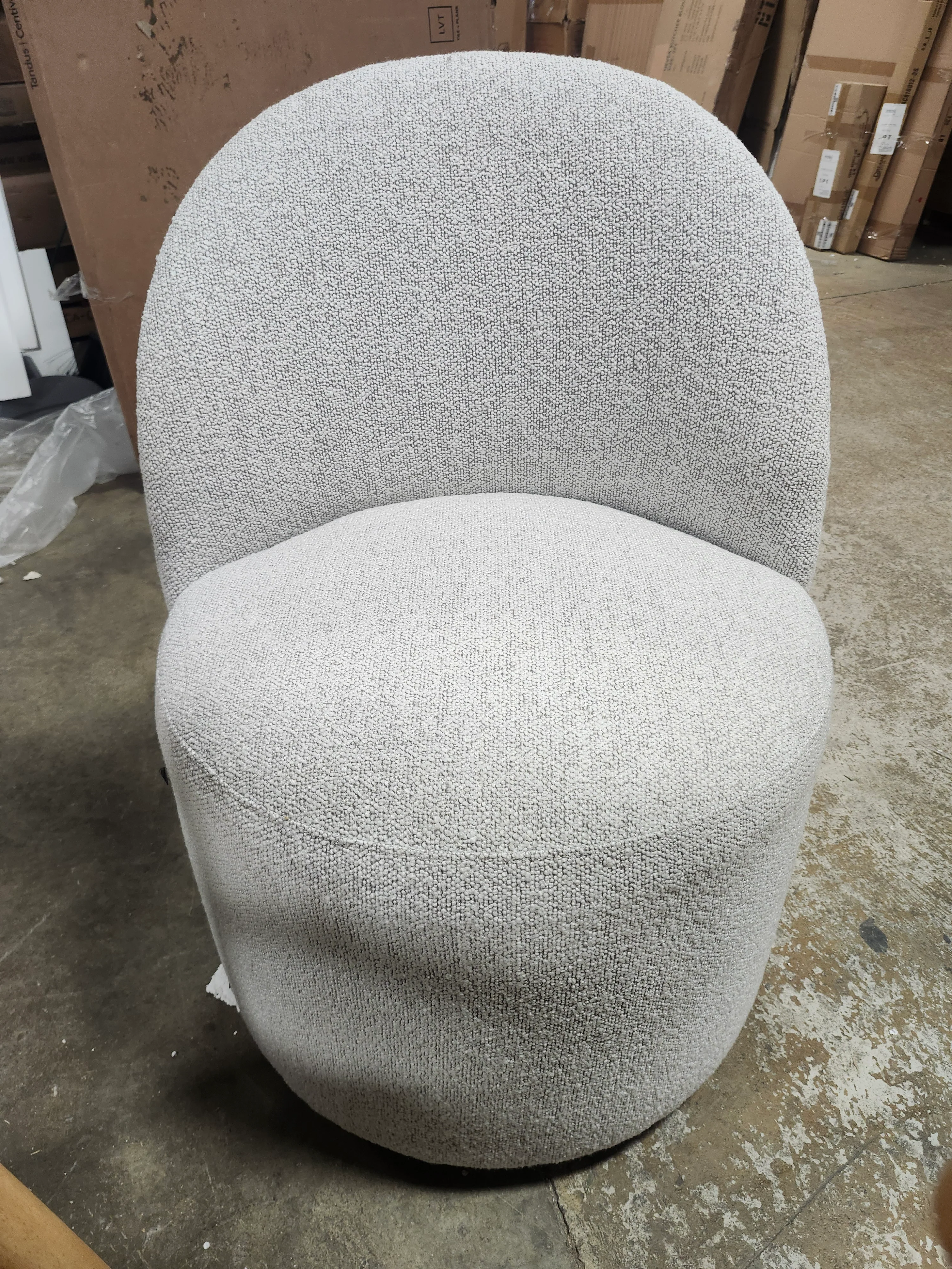Upholstered Fully Assembled Swivel Dining Chair SHOWROOM ITEM - Image 2