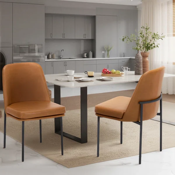 Upholstered Parsons Side Chair Dining Chair (Set of 2) - Image 4