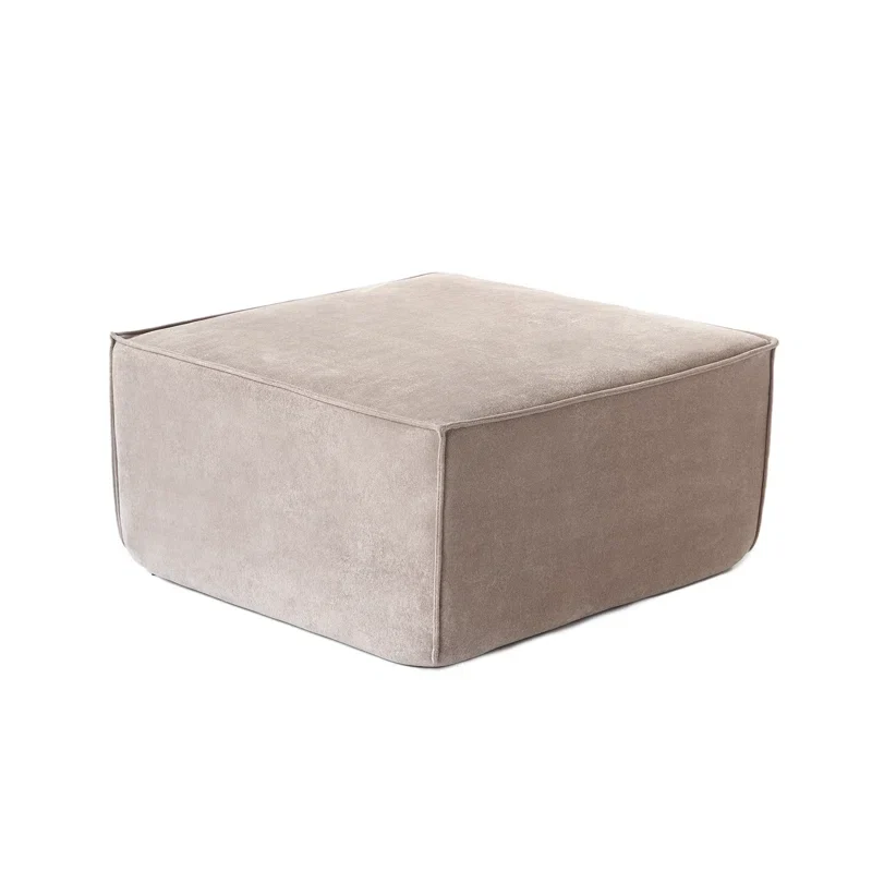 Upholstered Sectional Sofa Ottoman - Brown SHOWROOM ITEM