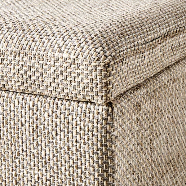 Upholstered Storage Ottoman - Image 4