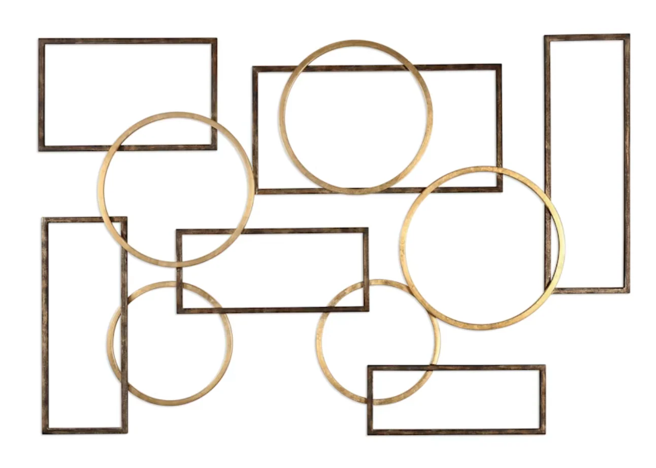 Uttermost Elias Bronze And Gold Wall Art 4062 SHOWROOM ITEM