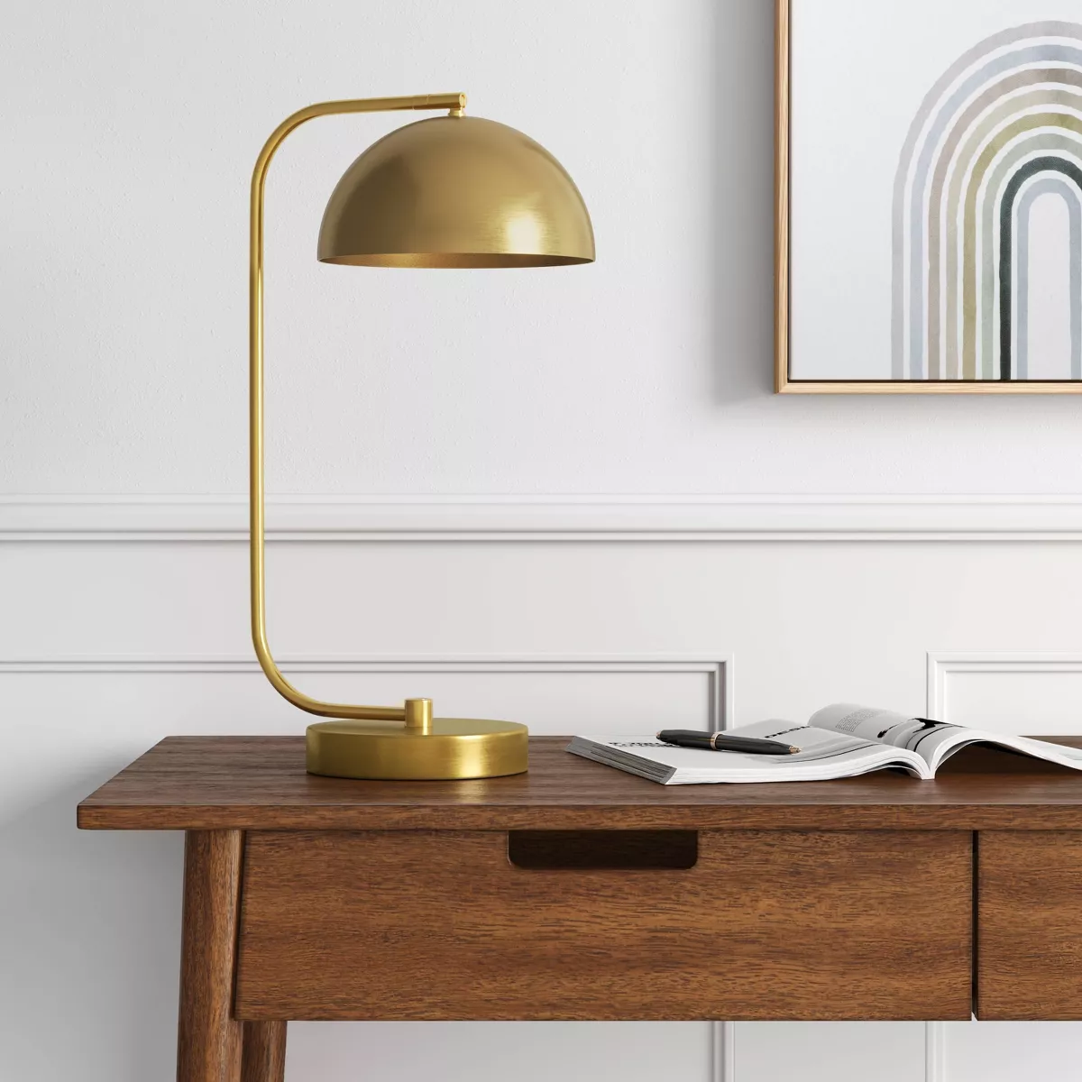 Valencia Dome Table Lamp Brass SHOWROOM ITEM