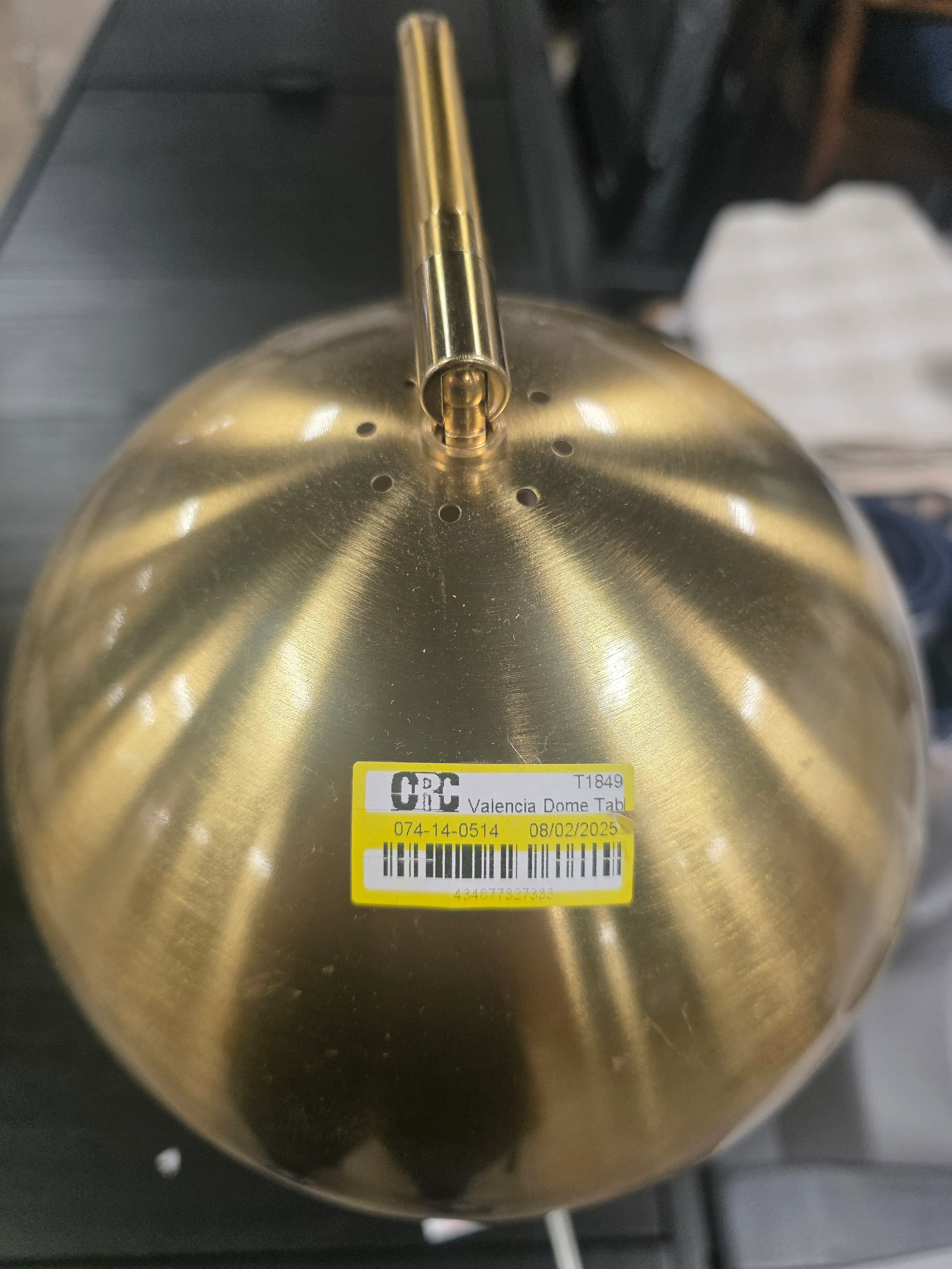 Valencia Dome Table Lamp Brass - Threshold™ - SHOWROOM ITEM - Image 3