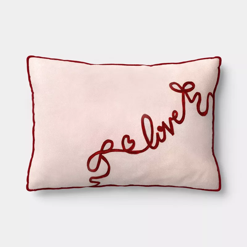 Valentine's Day Lumbar Love Pillow
