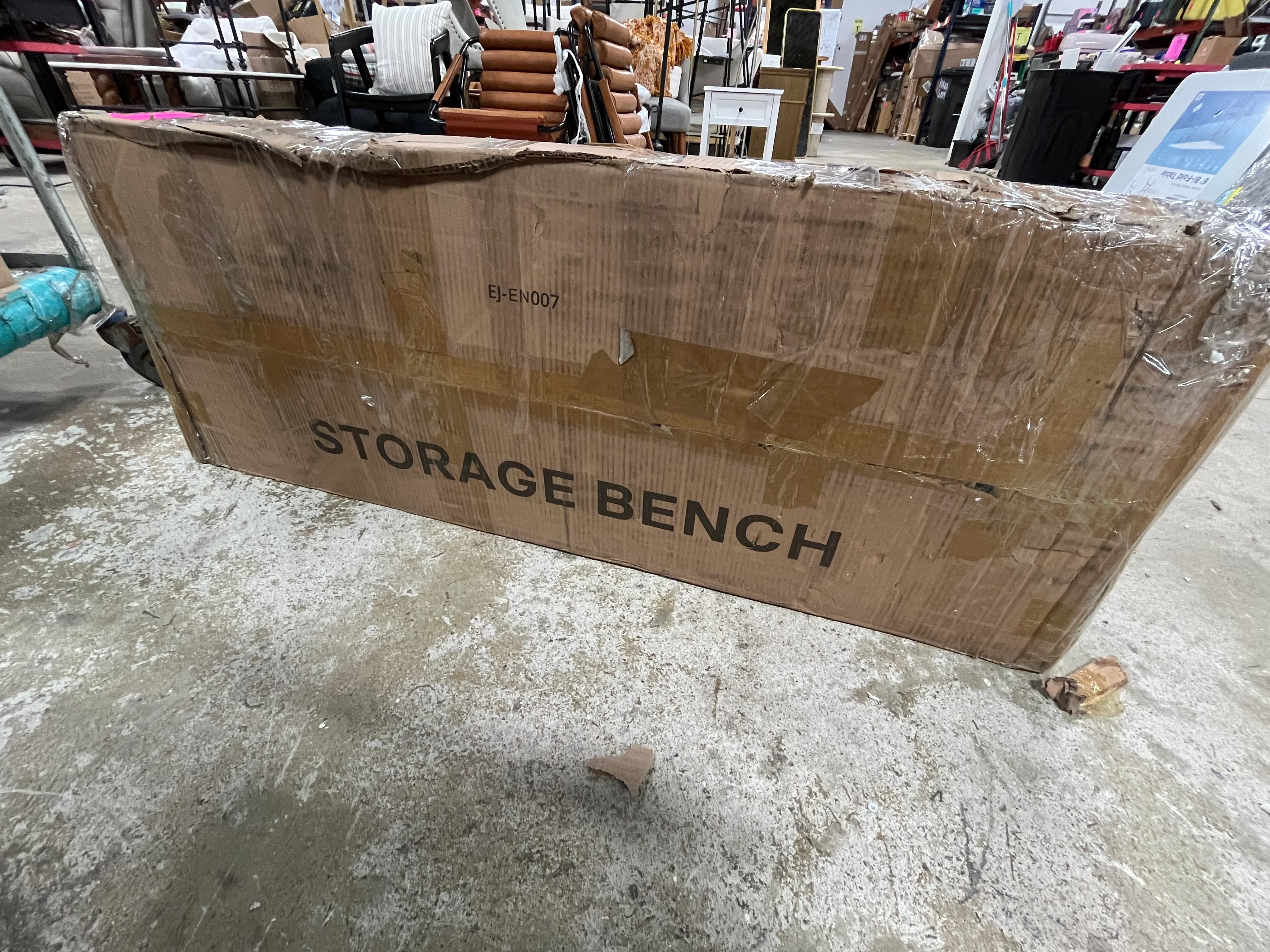 Versatile Storage Bench with Casters, - Image 6