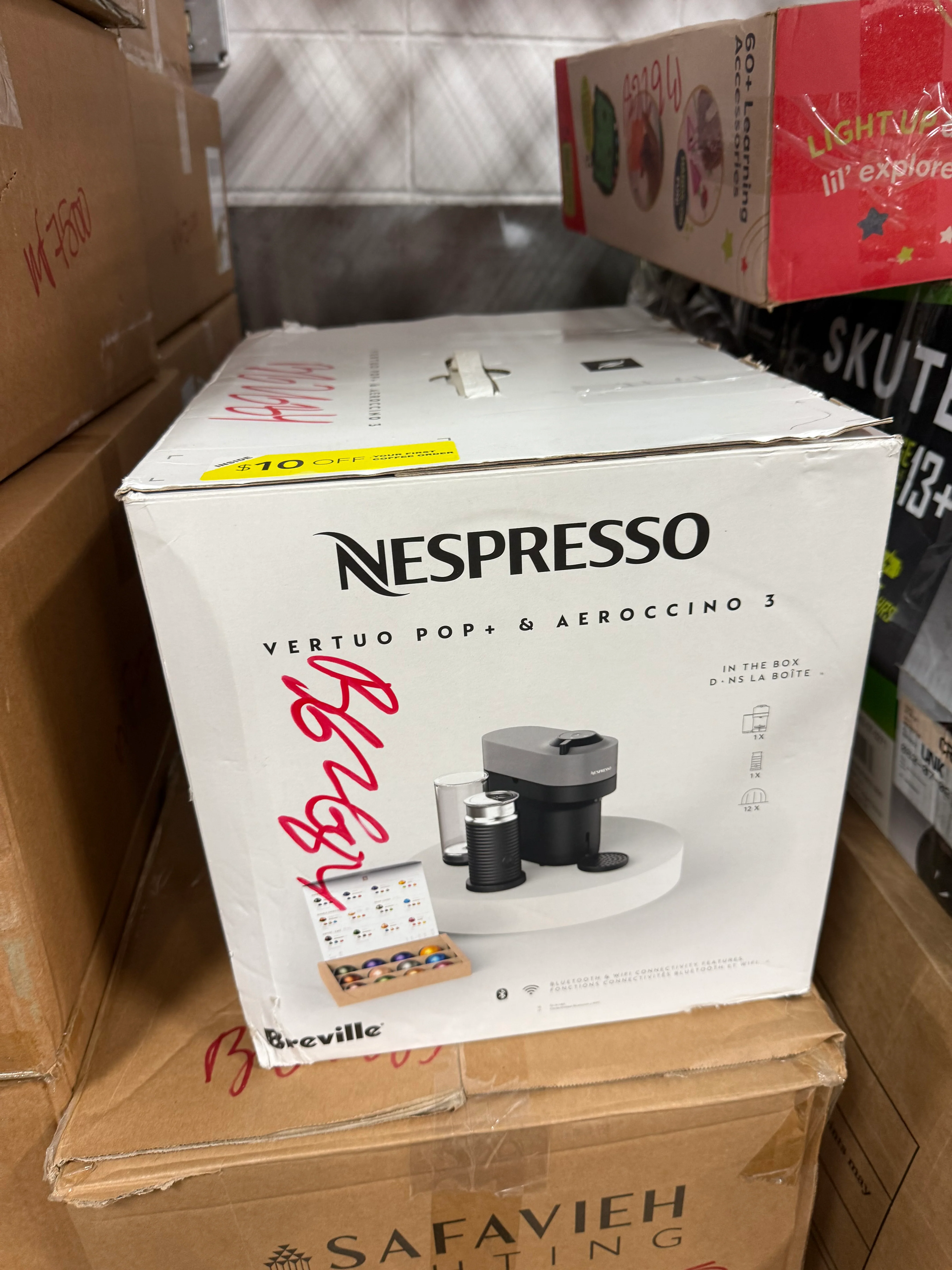 Vertuo Pop+ Combination Espresso and Coffee Maker with Milk Frother - Image 7