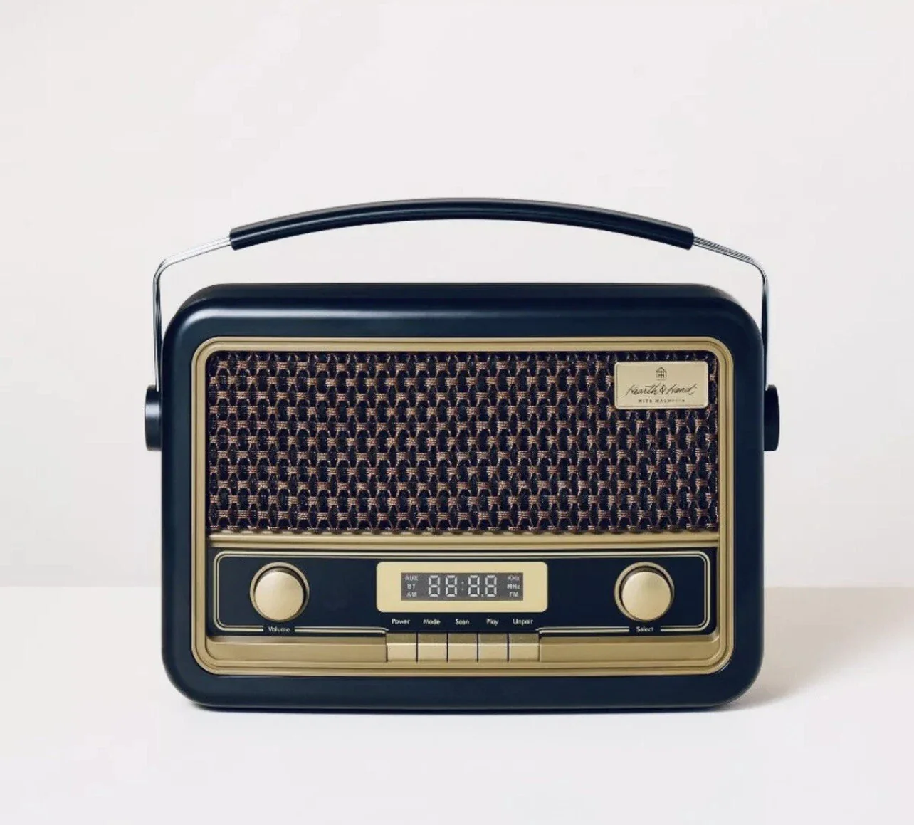Vintage Style AM/FM Portable Bluetooth Radio - Hearth and Hand Showroom Item
