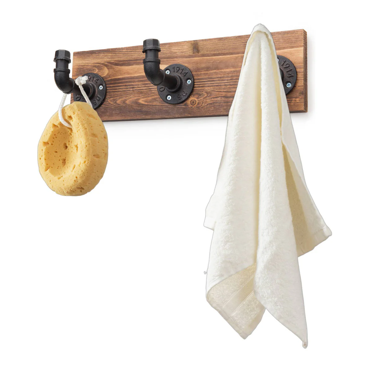 Wall Industrial Bathroom Towel Rope Hooks