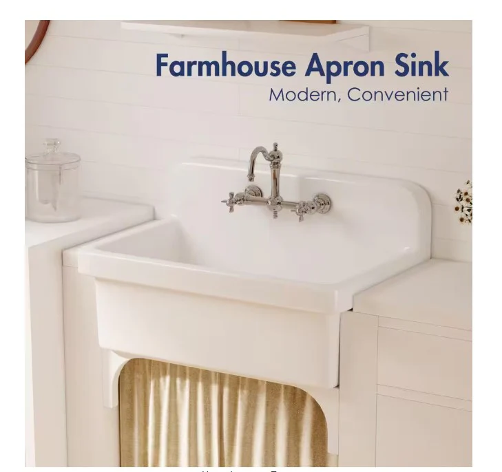 Mason Wall-Mount Laundry/Utility Sink in Crisp White - Image 5
