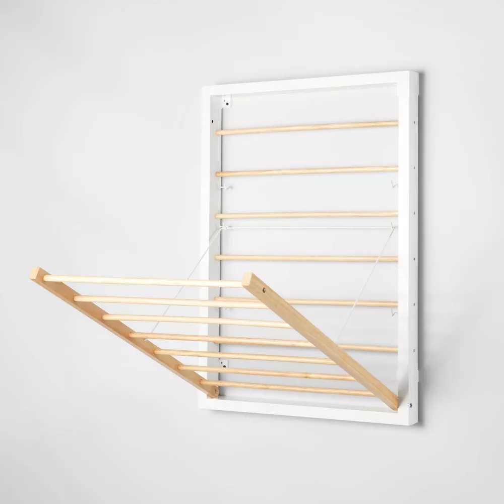 Wall Mounted Drying Rack White