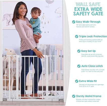 Wall Safe Extra Wide Safety Gate - Image 4