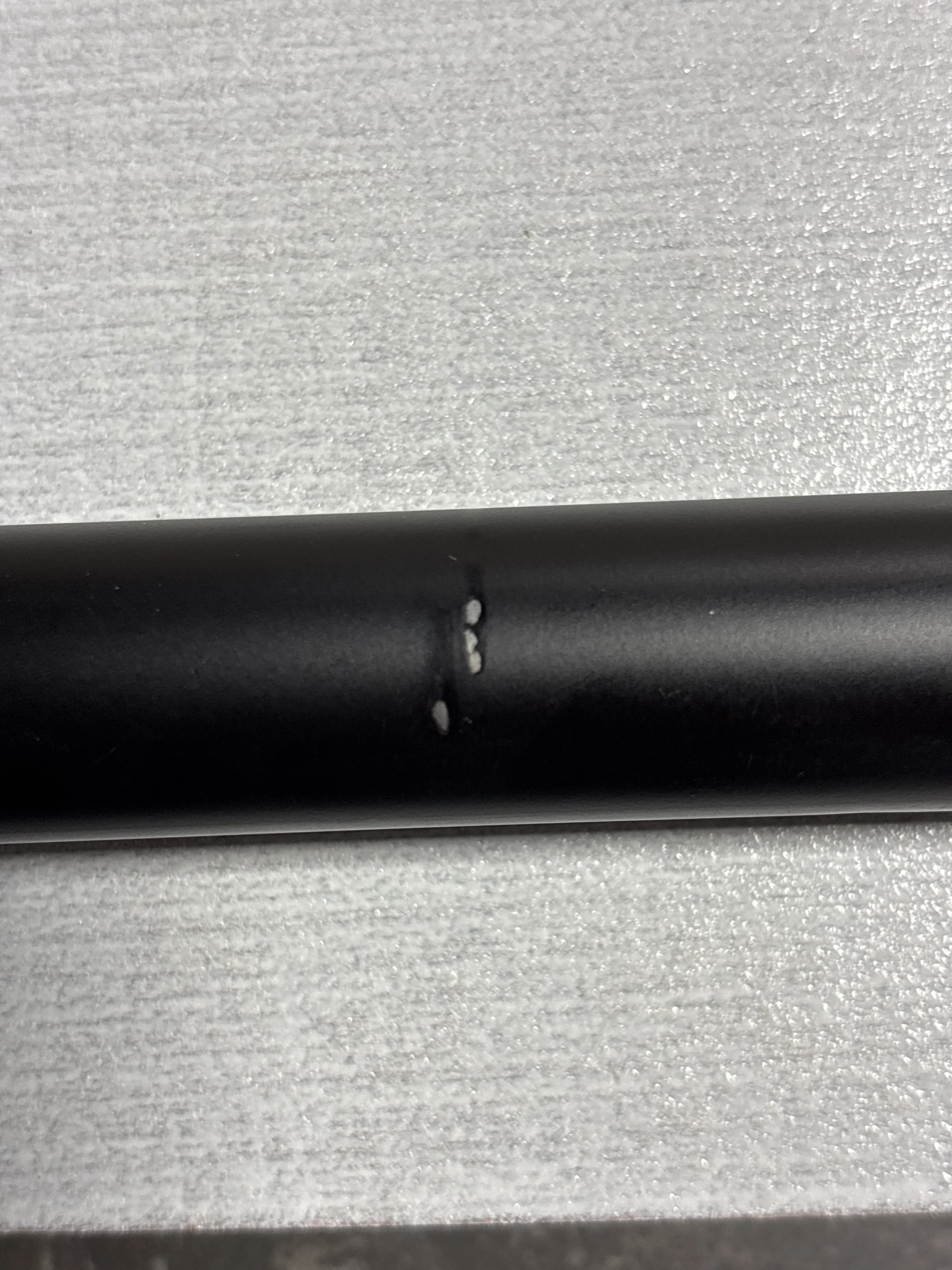 Walnut Wood Cap Curtain Rod - Black SHOWROOM ITEM 🔴 - Image 3