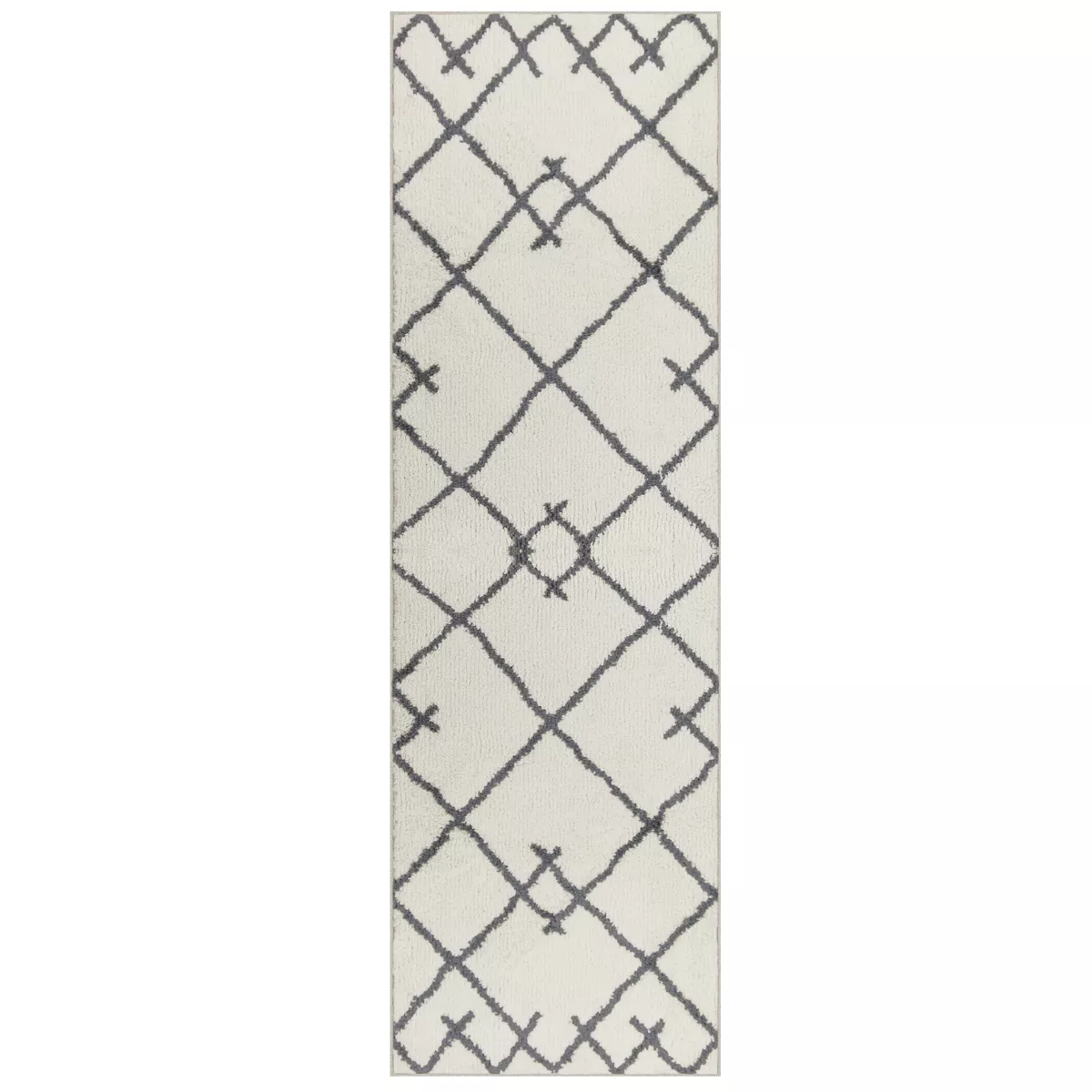 Washable Bixel Tufted Rug 2'x7'