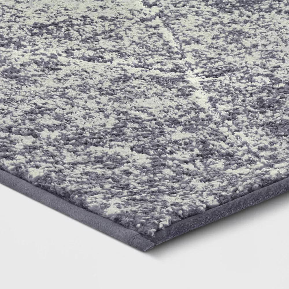 Washable Criss Cross Easy Care Rug - Image 2