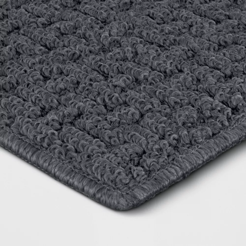 Washable Solid Machine Tufted Rug 4'X5'6" - Image 4