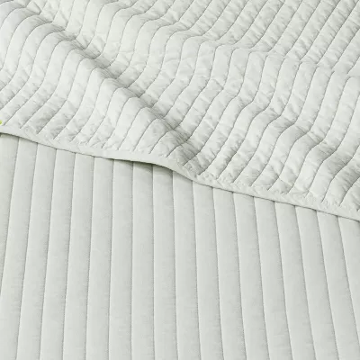 Washed Cotton Sateen Quilt - King - Image 3