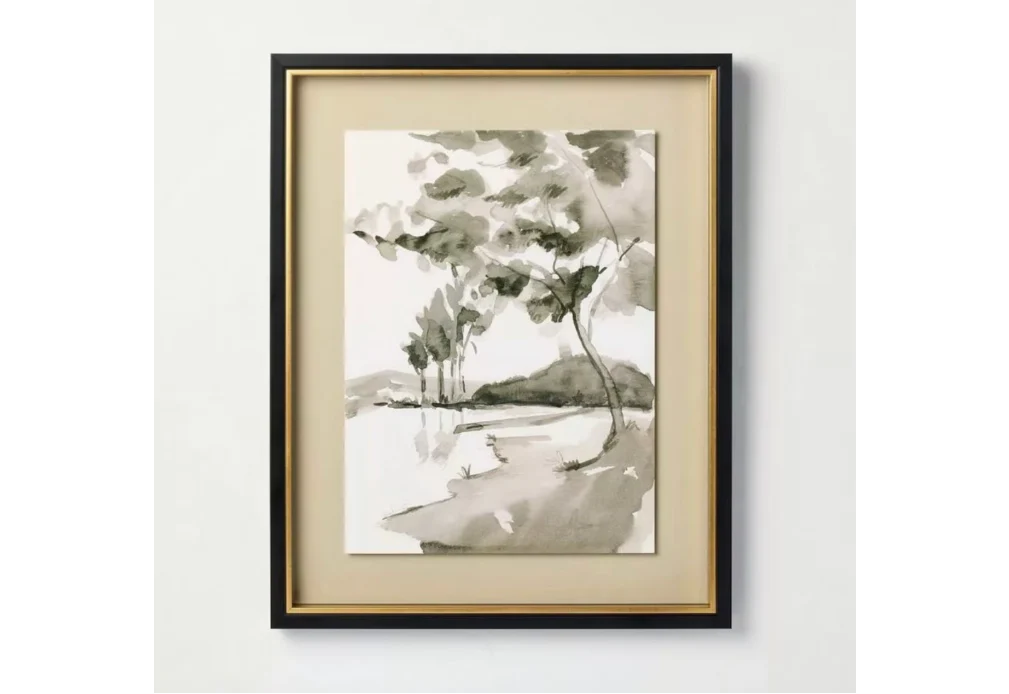 Washed Landscape Framed Wall Art