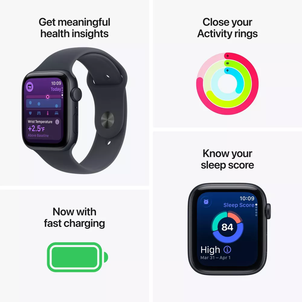 Watch SE 3 GPS Starlight Aluminum Case with Starlight Sport Band - Image 5