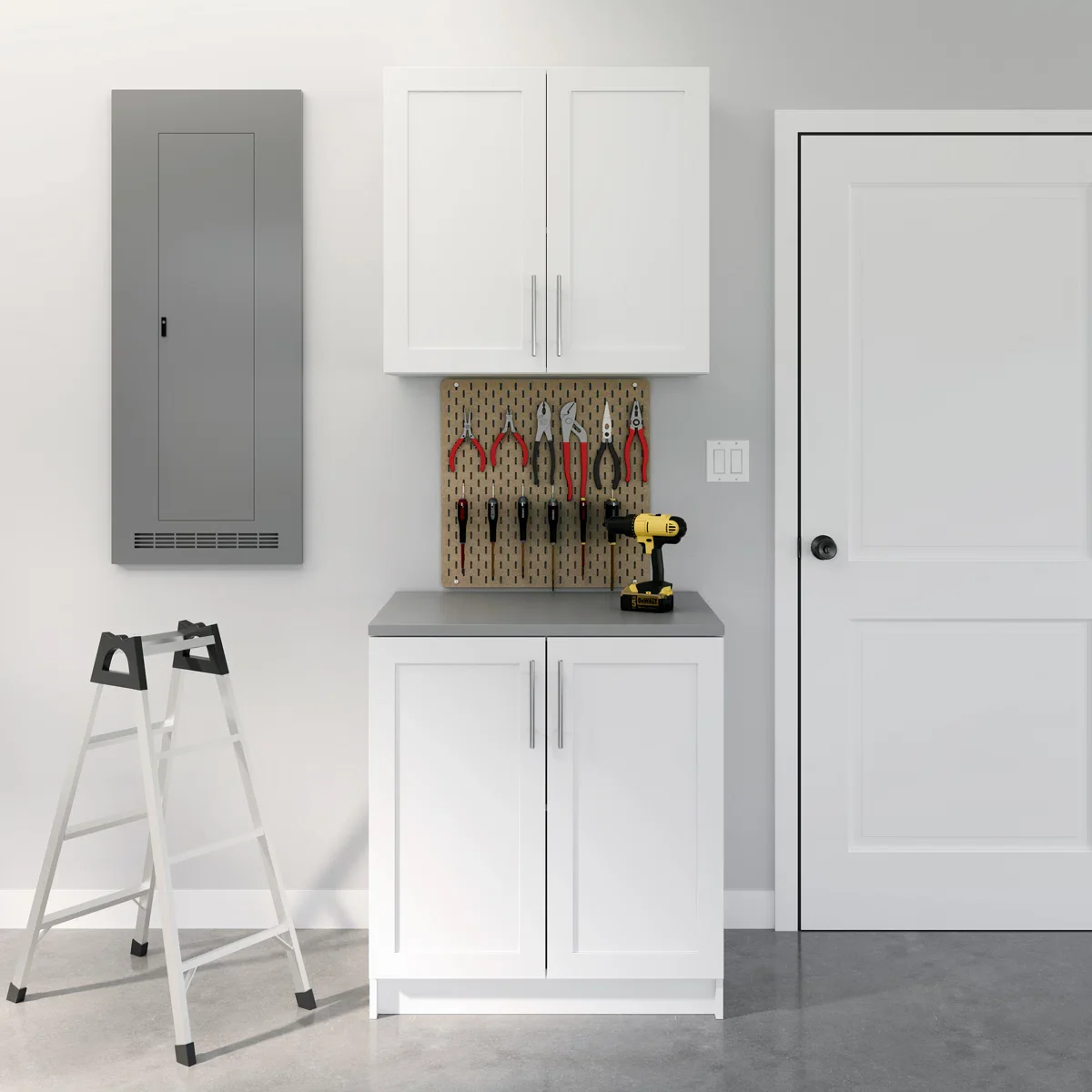 Watse Wall Cabinet with Panel Doors - Image 3