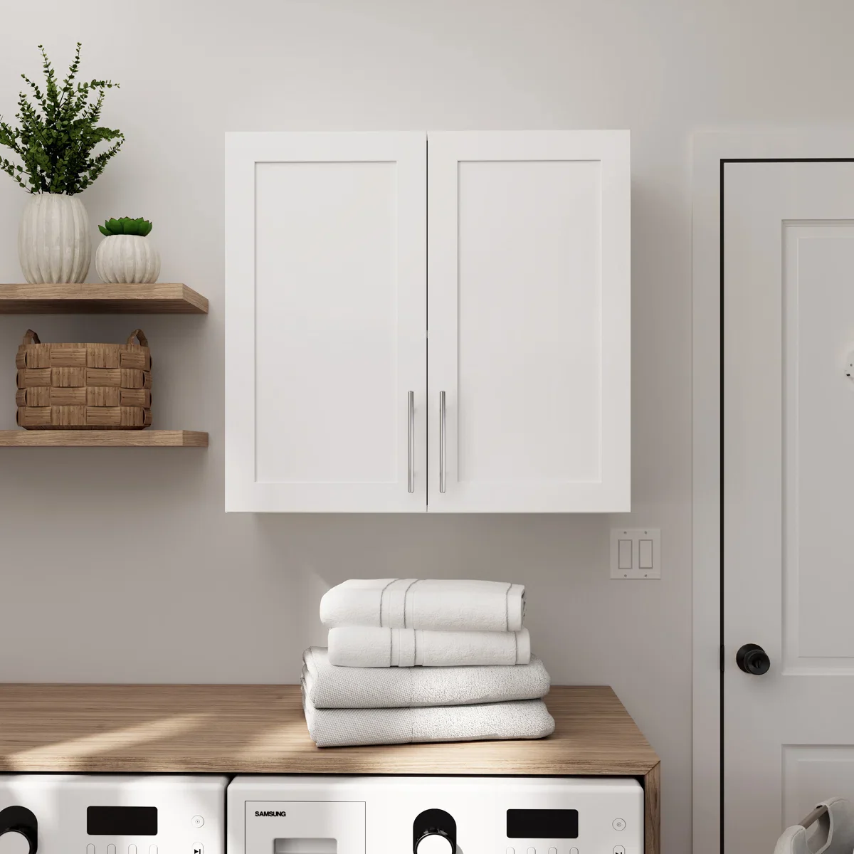 Watse Wall Cabinet with Panel Doors - Image 4