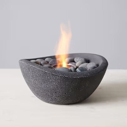 Wave Tabletop Fire Bowl