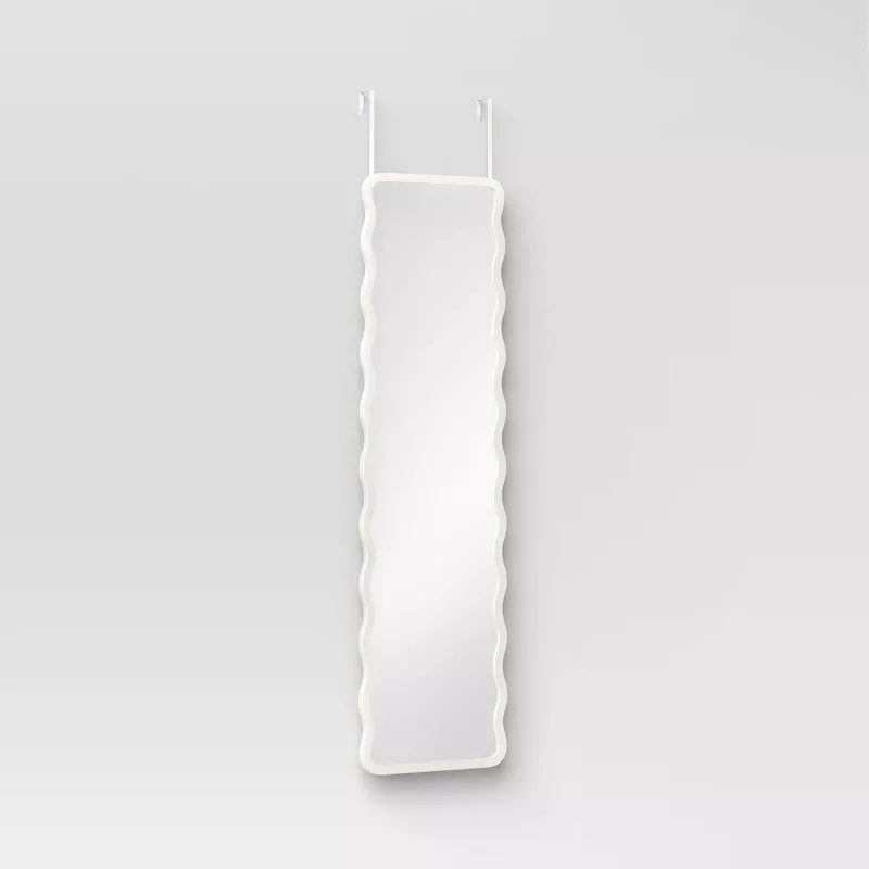 Wavy Over The Door Mirror