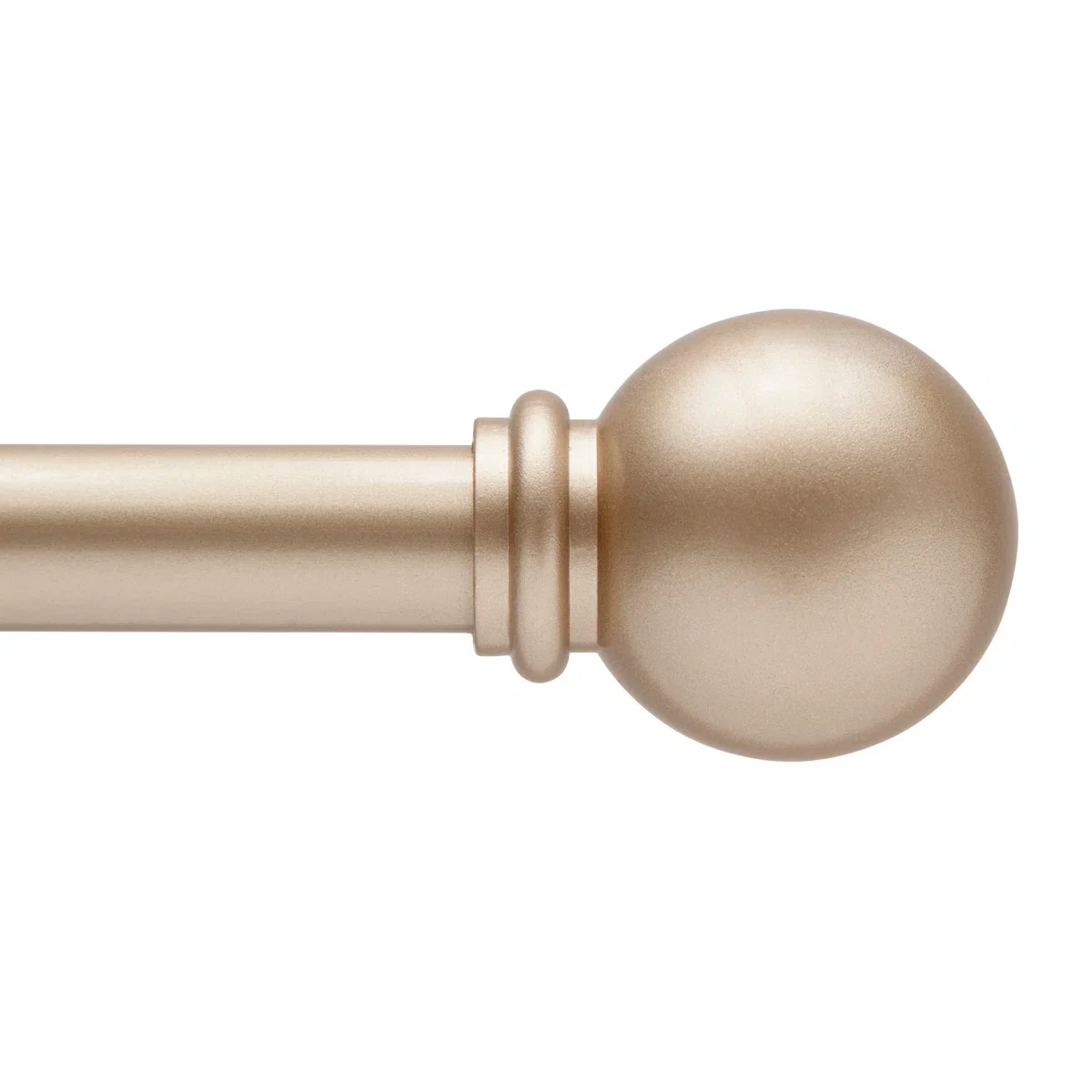 Wayfair Basics Ball End Single Curtain Rod