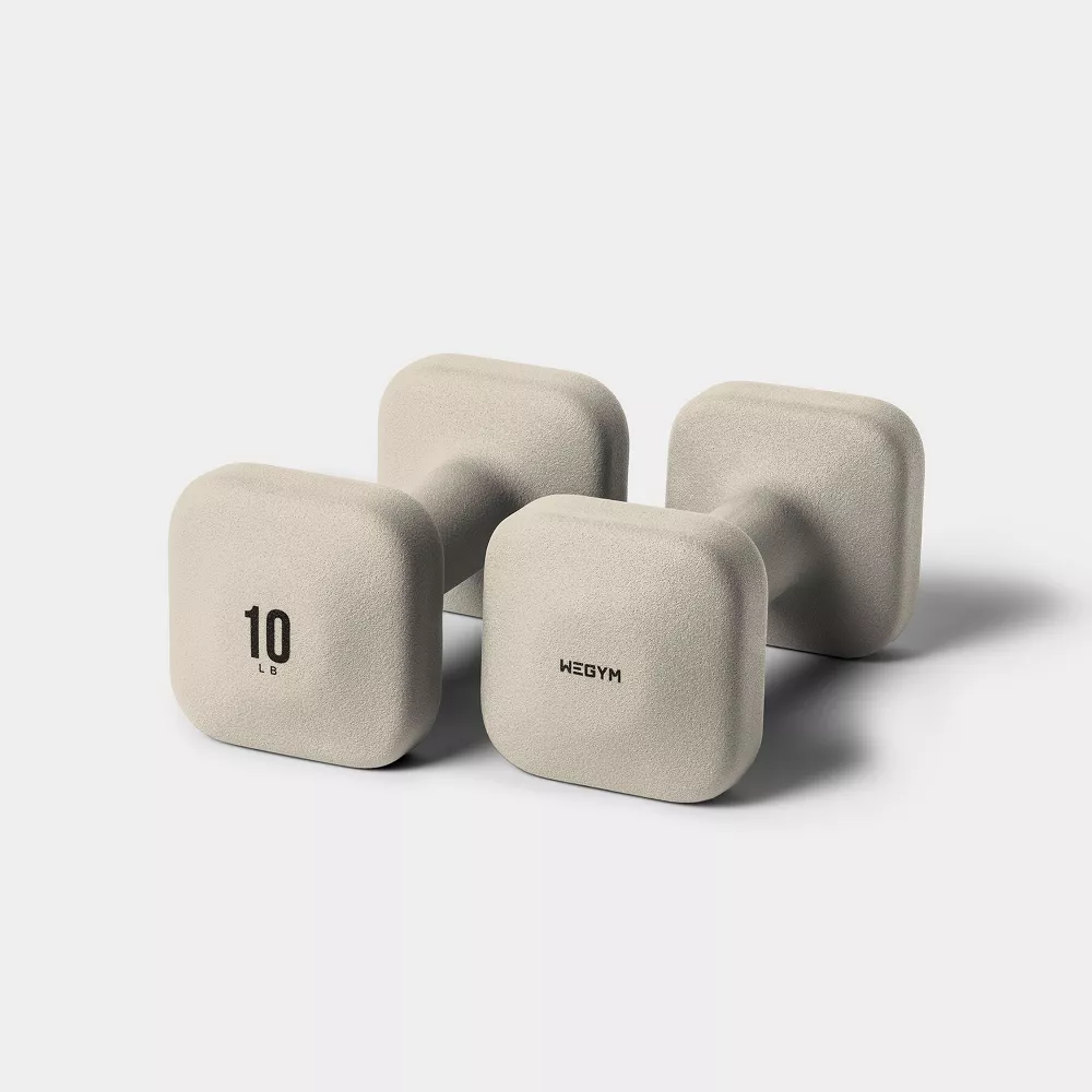 SafeGrip Dumbbells - Sandstone - 4 Pieces