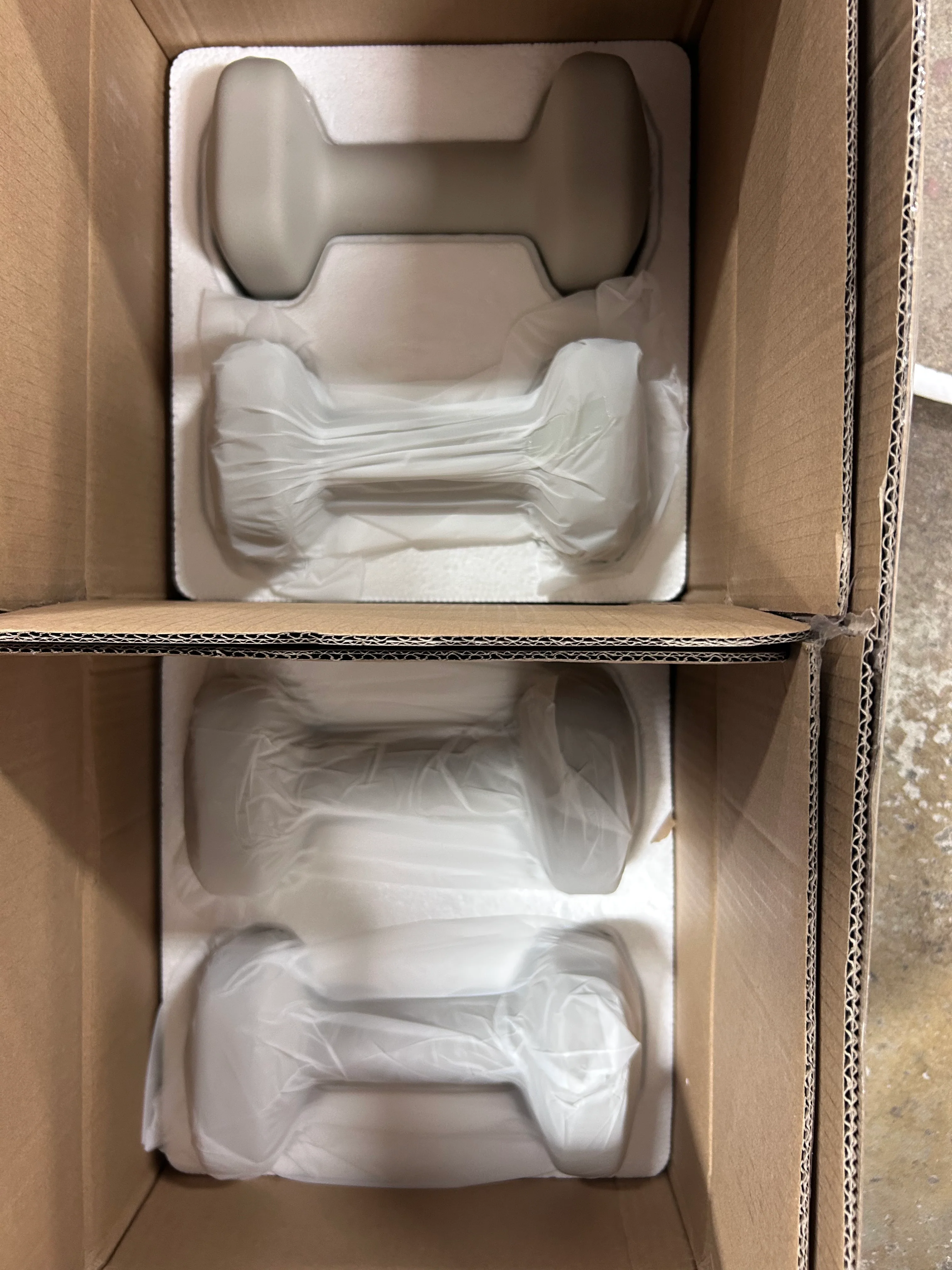 SafeGrip Dumbbells - Sandstone - 4 Pieces - Image 7