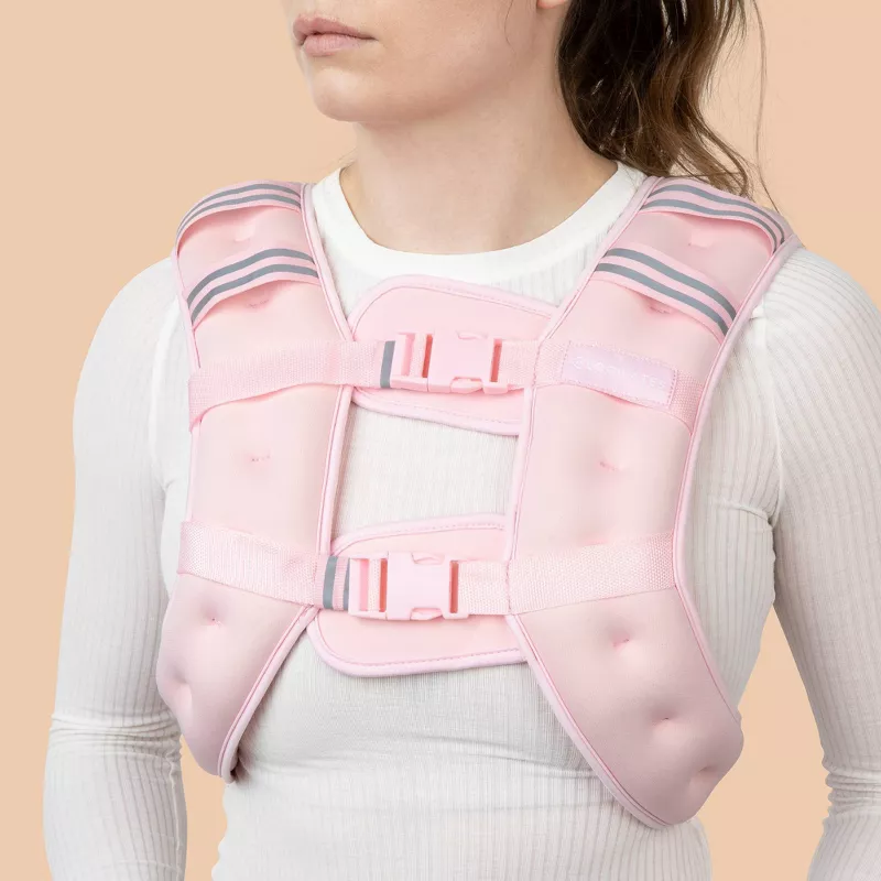 Weighted Body Vest 15lbs - Pink - Image 4