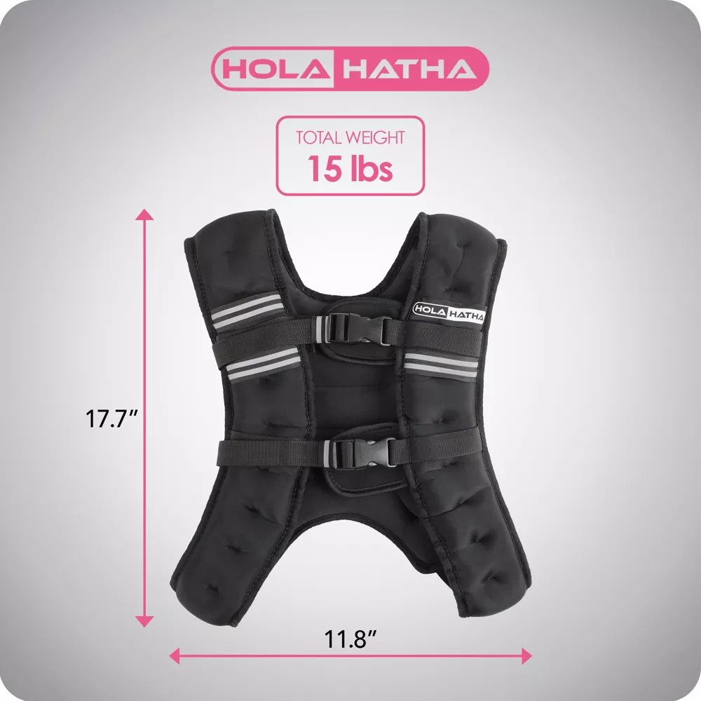 Weighted Vest for Running with Reflective Stripes and Elastic Straps - Image 3
